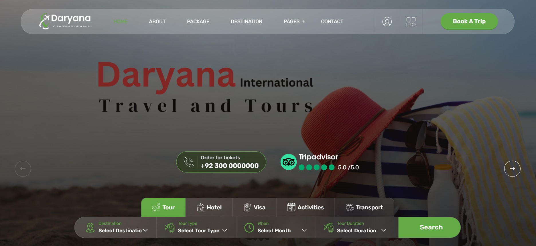 Travel site
